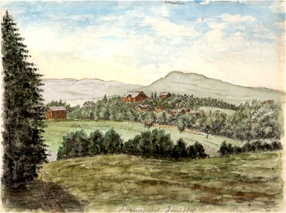 Hans Rosenørn Grüner - Frognerjordet. Juni 1901. - 1901 - Oslo Museum - OB.01650