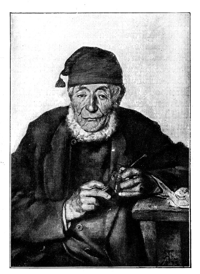 Hans Thoma rauchender Bauer