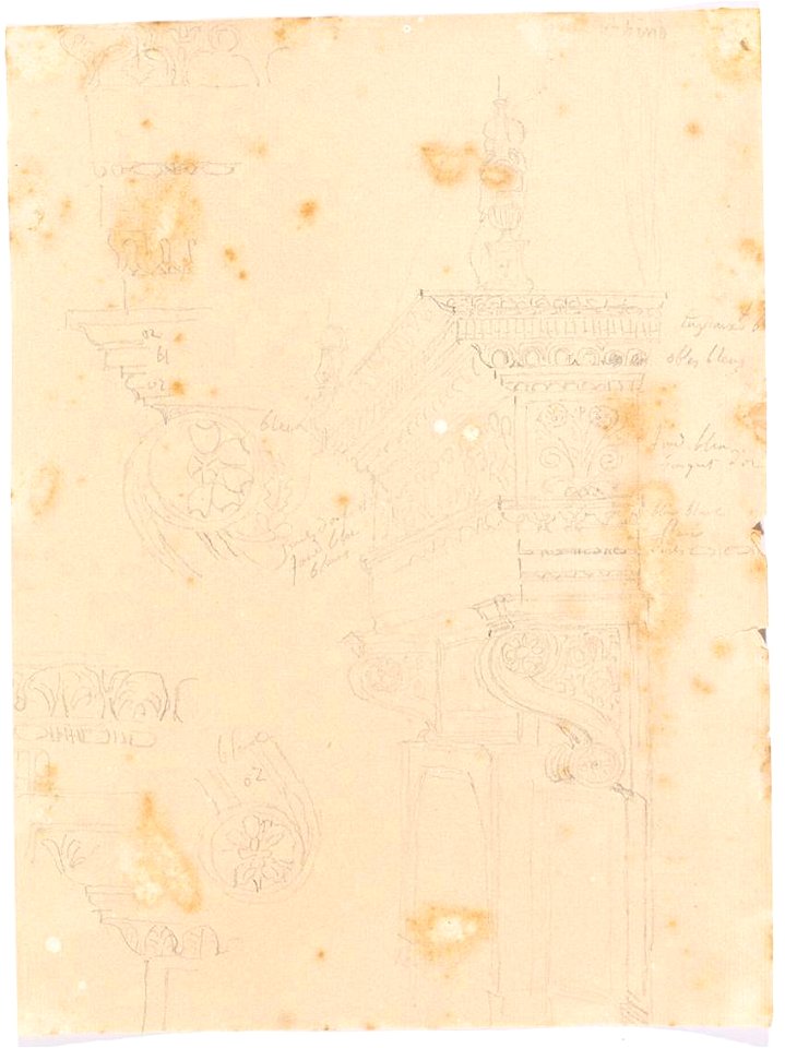 Ingres - MI.867.4005, Une cheminée du château