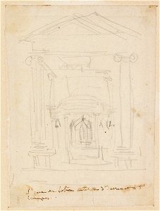 Ingres - MI.867.4360, Autel du Saint-Sacrement à St-Jean de Latran