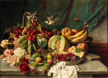 Hans Zatzka Früchtestillleben