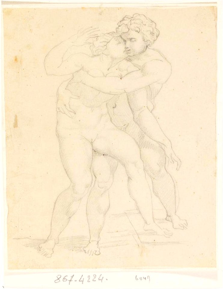 Ingres - MI.867.4224, Pluton et Proserpine s'embrassant