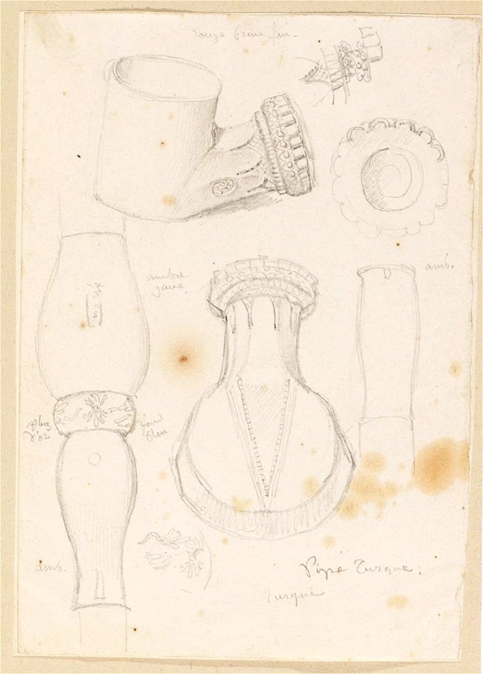 Ingres - MI.867.4125, Pipes turques