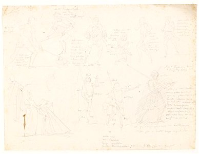 Ingres - MI.867.4161, Soldats et divers personnages
