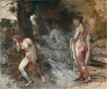 Hans von Marées - Nude Women in a Landscape - BR76.1 - Busch–Reisinger Museum