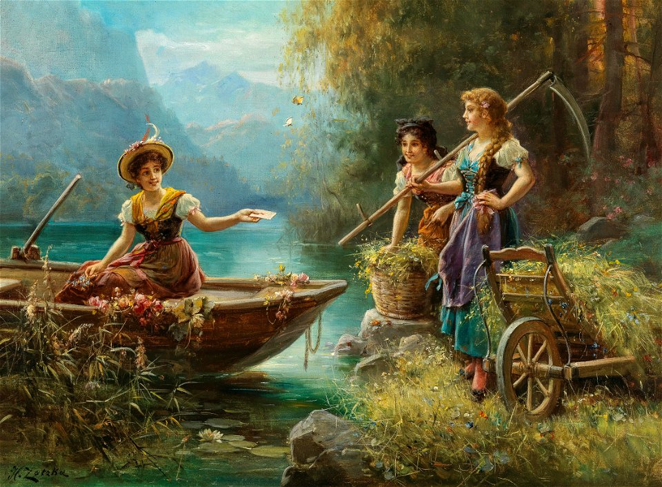 Hans Zatzka - The Love Message