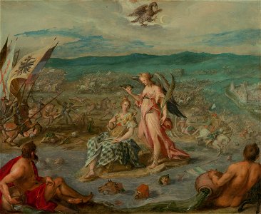 Hans von Aachen - Allegorie auf die Schlacht von Sissek (Sisak) - GG 1951 - Kunsthistorisches Museum