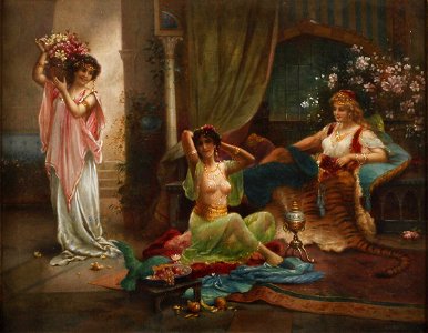Hans Zatzka Haremsszene