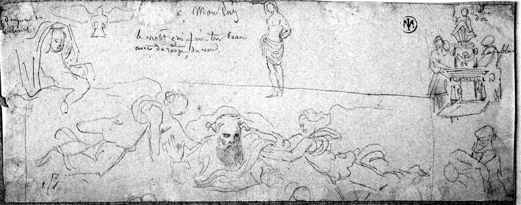 Ingres - MI.867.4209, Feuille d'étude