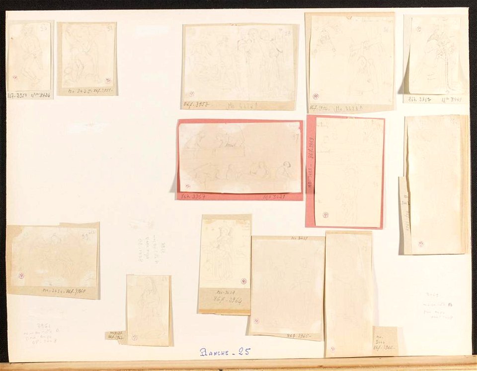 Ingres - MI.867.3951, Fragment d'un jugement dernier