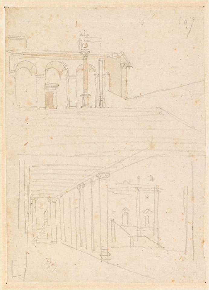 Ingres - MI.867.4367, Deux Motifs du Capitole