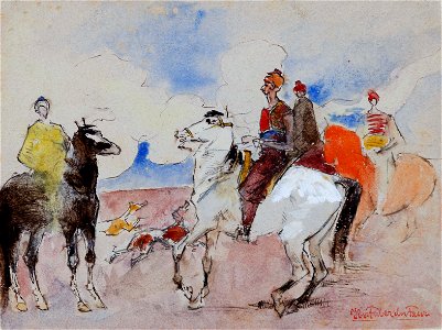 Hans von Faber du Faur Orientalische Reiter