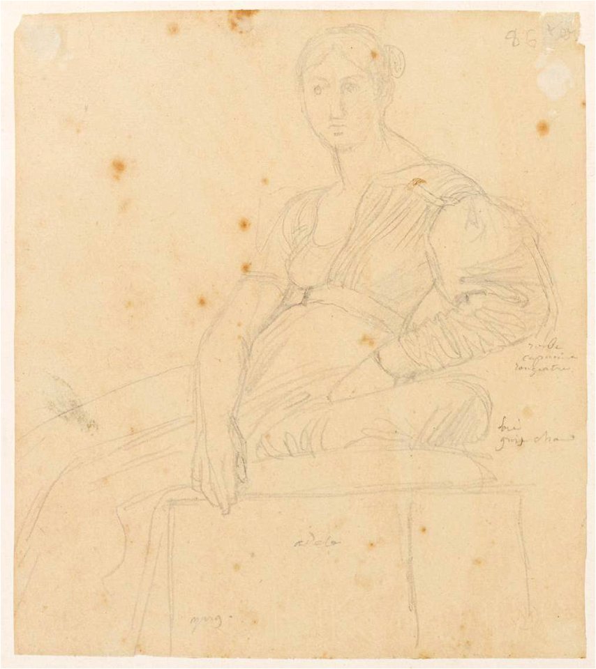 Ingres - MI.867.412, Femme assise