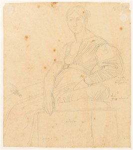 Ingres - MI.867.412, Femme assise