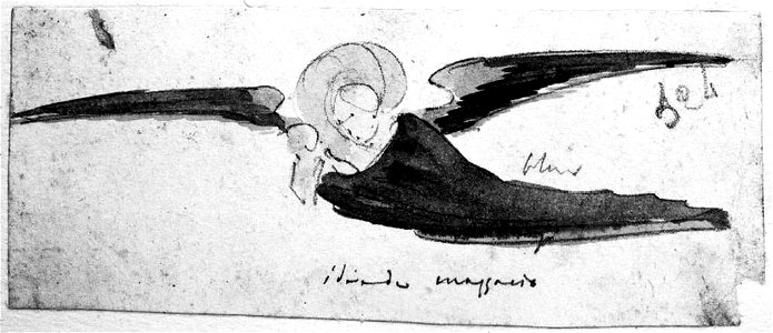 Ingres - MI.867.3840, Ange volant portant un petit enfant