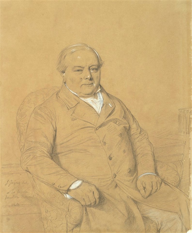 Ingres - Portrait of Jean-Baptiste-Joseph-Dominique Ramel, 1943.838