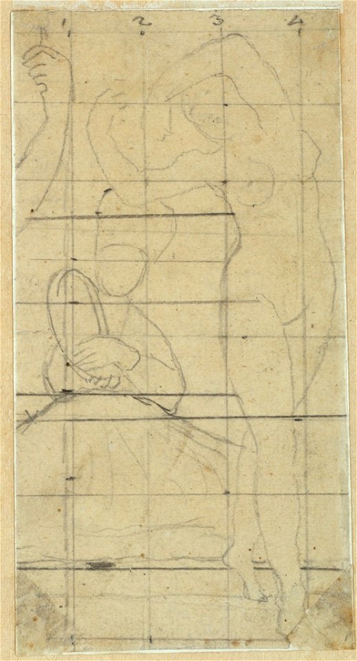 Ingres - Study for The Bather(Tambourine Player and Dancer), 1986.606