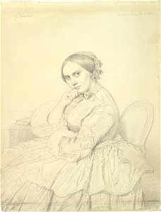 Ingres - Portrait of Mme Delphine Ingres, 1954.110