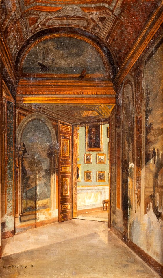 Palazzo Borghese by Josef Theodor Hansen, 1885