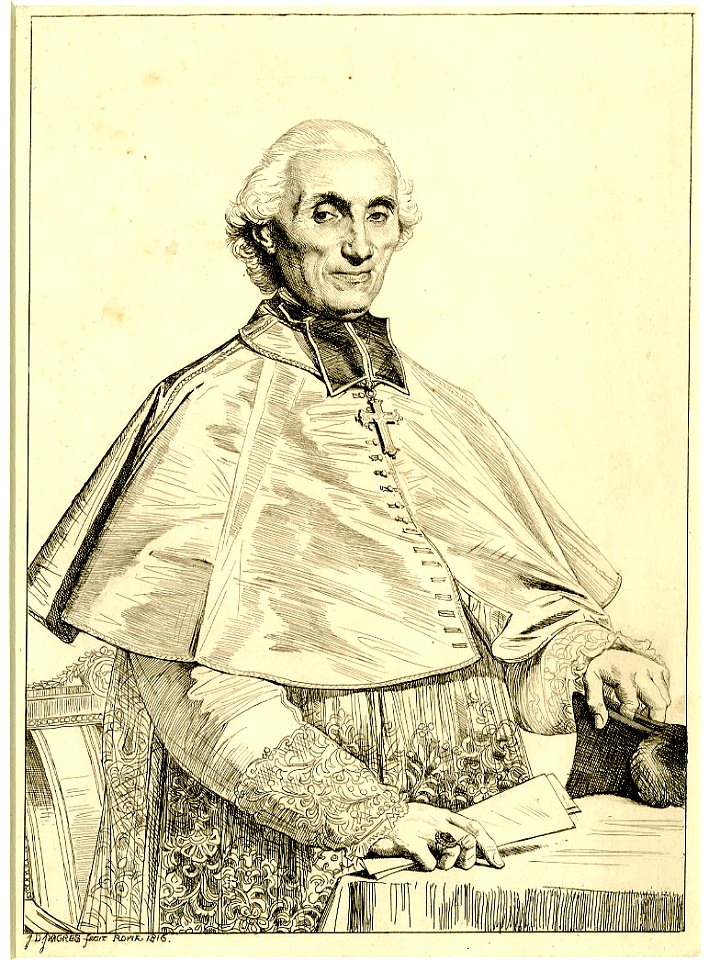 Ingres - Portrait of Gabriel Cortois de Pressigny, 1871,0812.4038