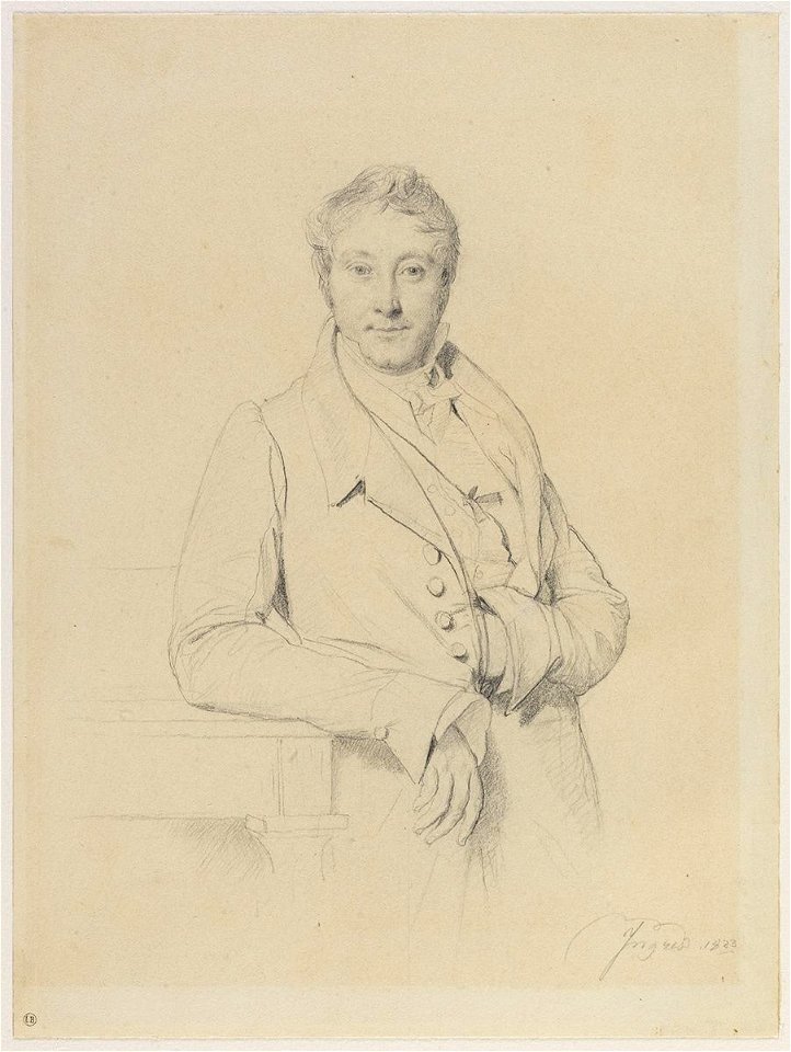 Ingres - Portrait de Jacques-Louis Leblanc, 625-02