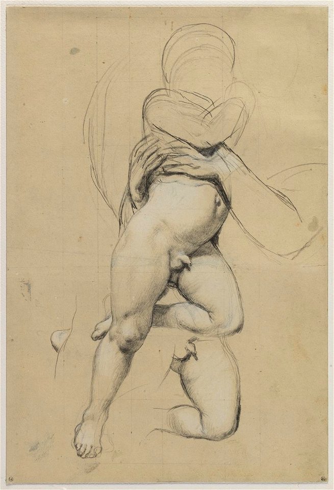 Ingres - Étude de l'Enfant Jésus et des deux mains de la Vierge pour Le Vœu de Louis XIII, 2236-05
