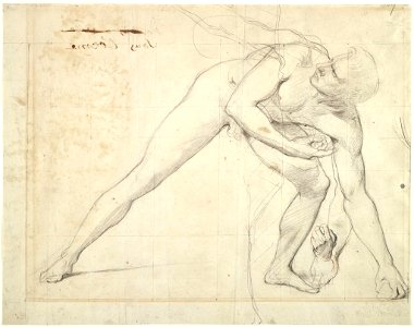 Ingres - Study for The Martyrdom of Saint Symphorien (The Stone Thrower), 1965.296