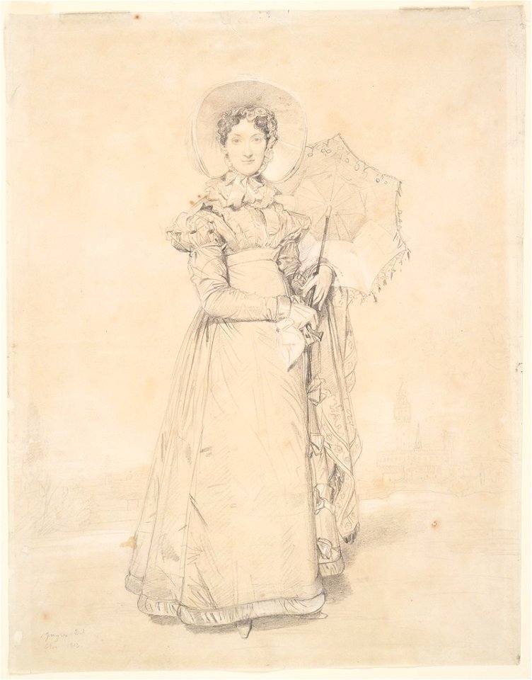 Ingres - Portrait of Countess Antoine Apponyi, 1943.848