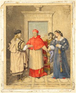 Ingres - The Betrothal of Raphael and the Niece of Cardinal Bibbiena, 1943.374