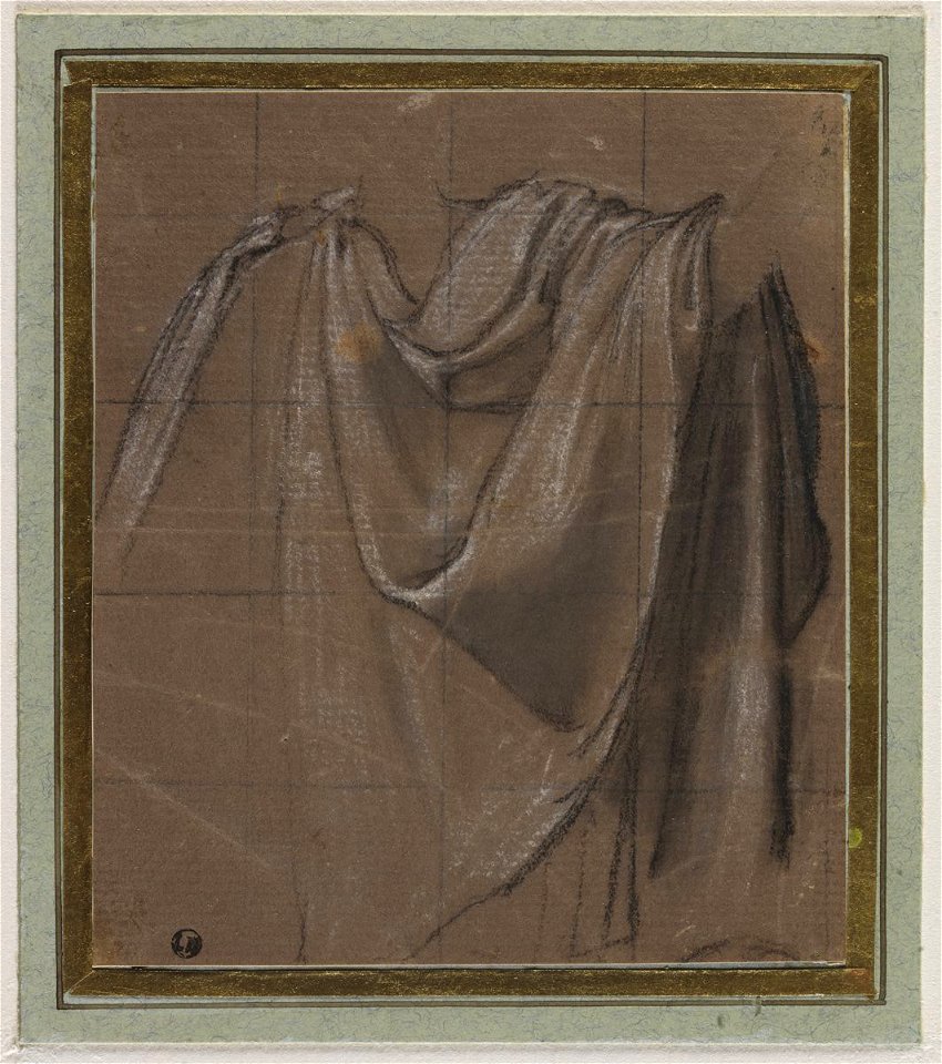 Ingres - Étude de draperie, 2264-03