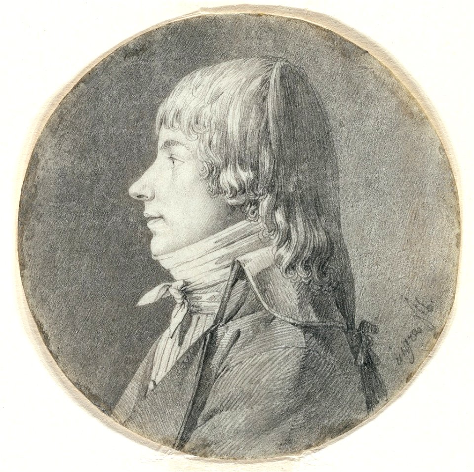 Ingres - Profile Portrait of a Man, 1961.8