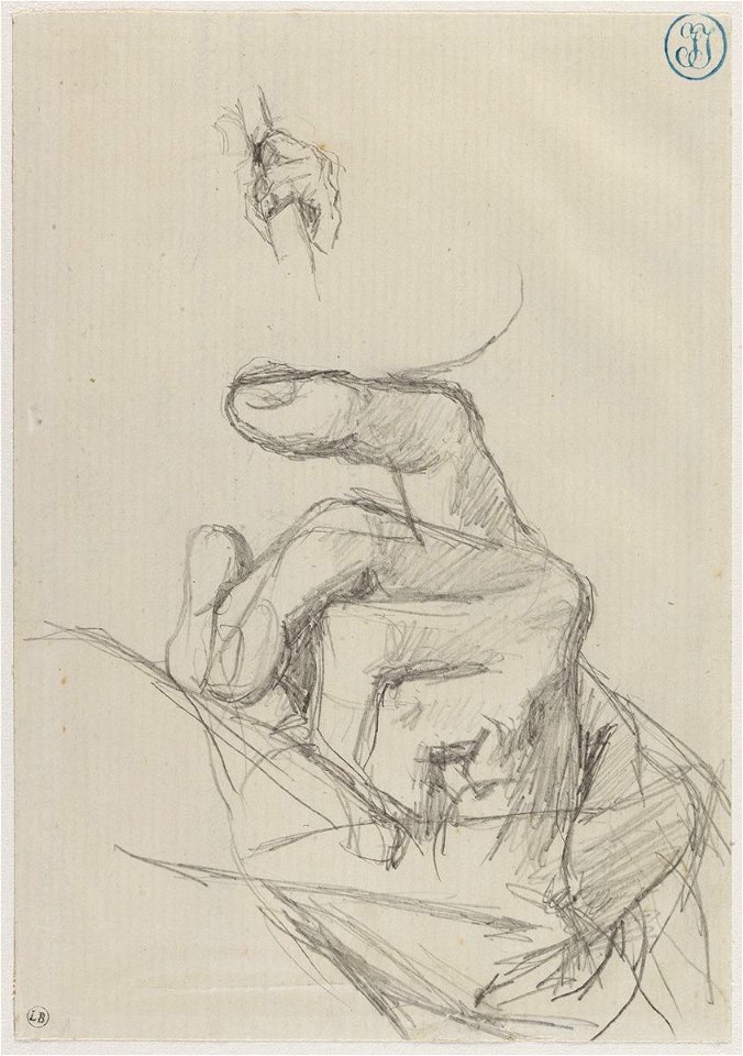 Ingres - Étude de mains, 2263-03