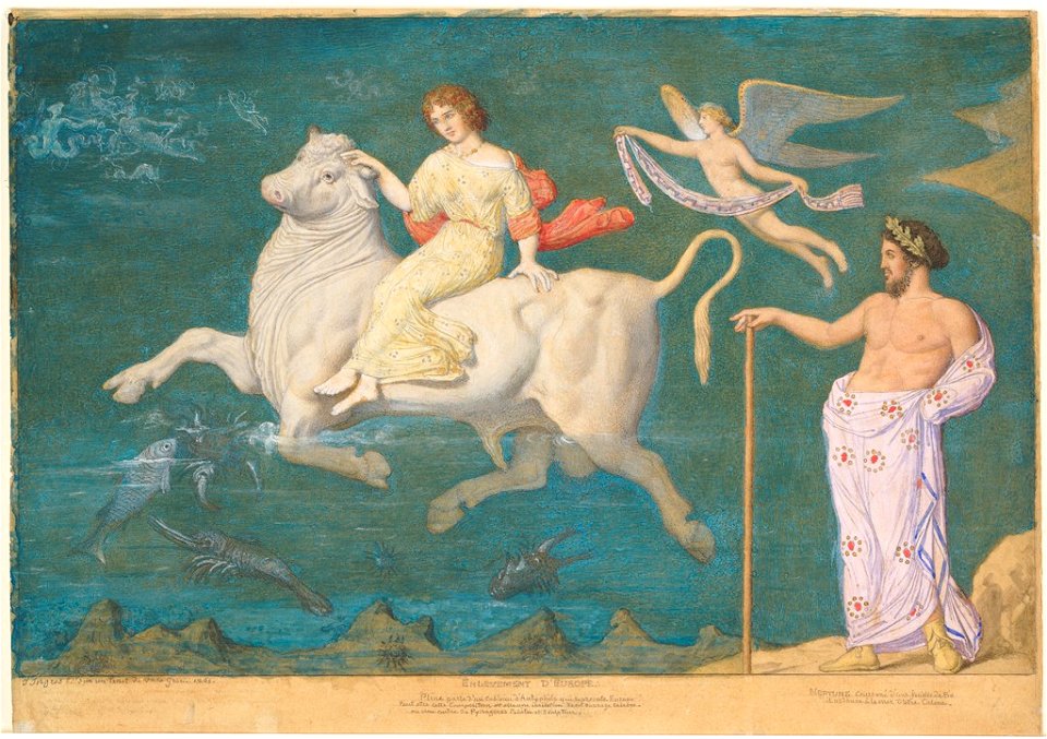 Ingres - Rape of Europa, 1943.378