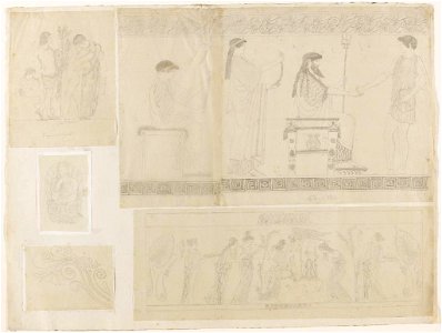 Ingres - MIC.25.38.C, Dessin Relevés graphiques divers