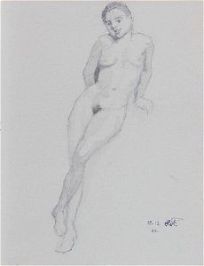 Hans von Faber du Faur Mädchenakt 1908-12-10