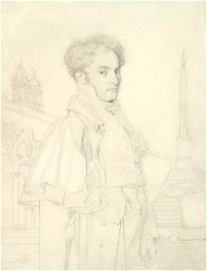 Ingres - Portrait of Count Adolphe de Colombet de Landos, 1955.181