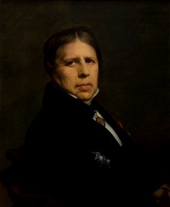 Kmska Jean Auguste Dominique Ingres (1780-1867) - Zelfportret (1864) - 28-02-2010 13-37-05