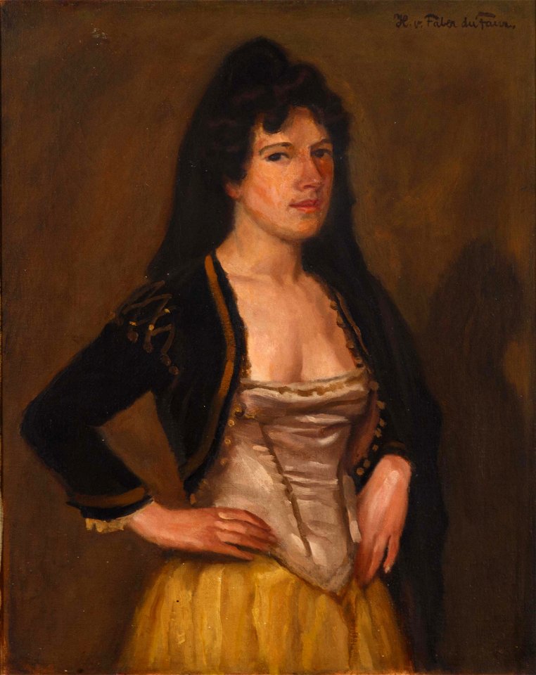 Hans von Faber du Faur Spanierin
