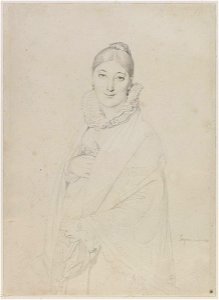 Ingres - Portrait d'Albertine Chauvin, 622-03