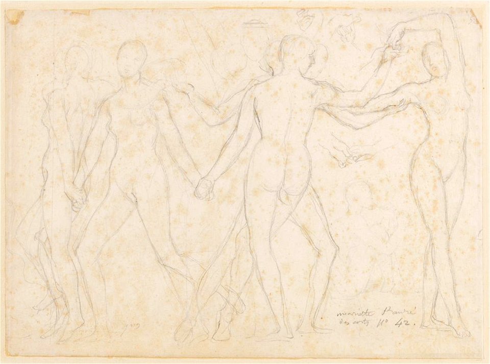 Ingres - MI.867.484, Groupe de la danse