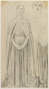 Ingres - Étude pour sainte Amélie vêtue, 2251-03