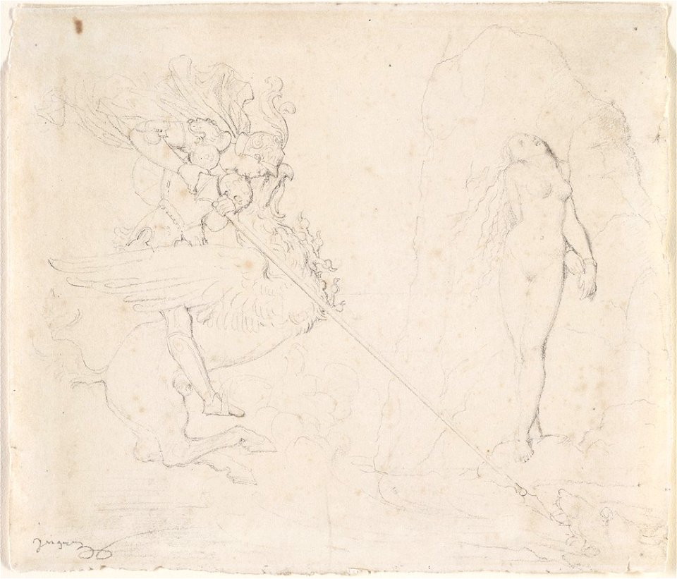 Ingres - Roger Freeing Angelica, 1943.859
