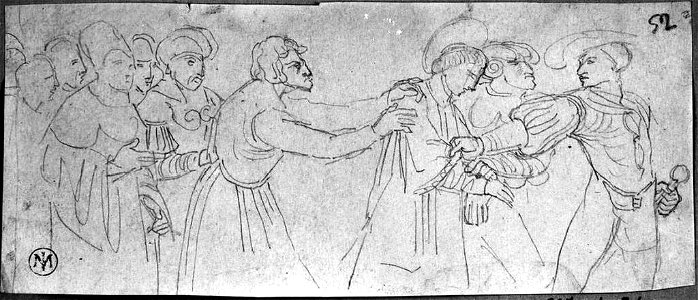 Ingres - MI.867.4034, Un religieux conduit au supplice