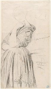 Ingres - Study for the Portrait of Madame Othenin d'Haussonville, 1965.295