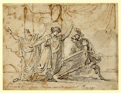 Ingres - Thésée retrouvant les armes d'Egée, 876.3.116