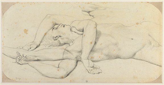 Ingres - Étude pour Acron dans Romulus vainqueur d'Acron, 2227-04