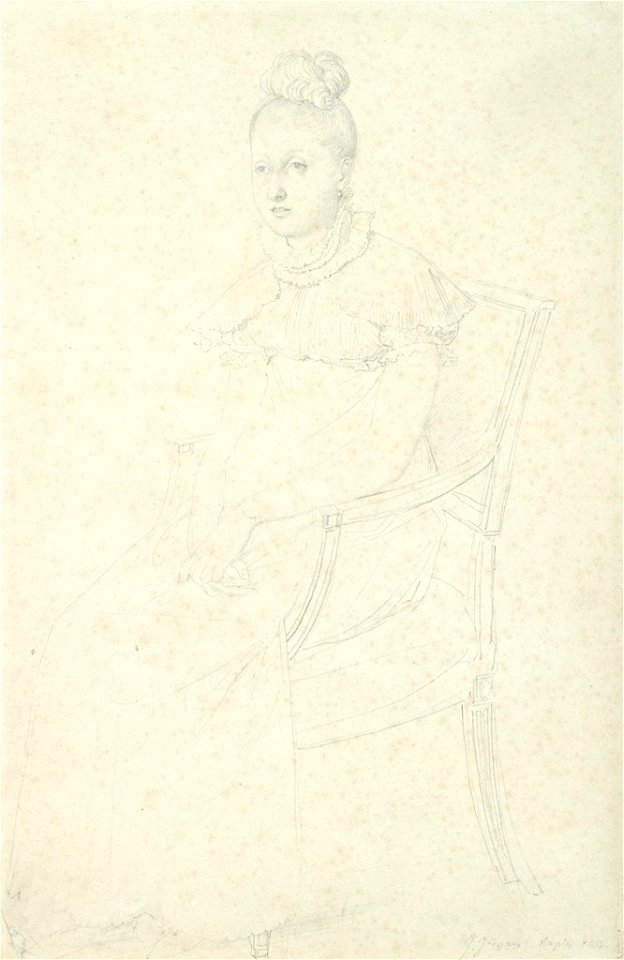 Ingres - Portrait of Princess Letizia Murat, 1942.43