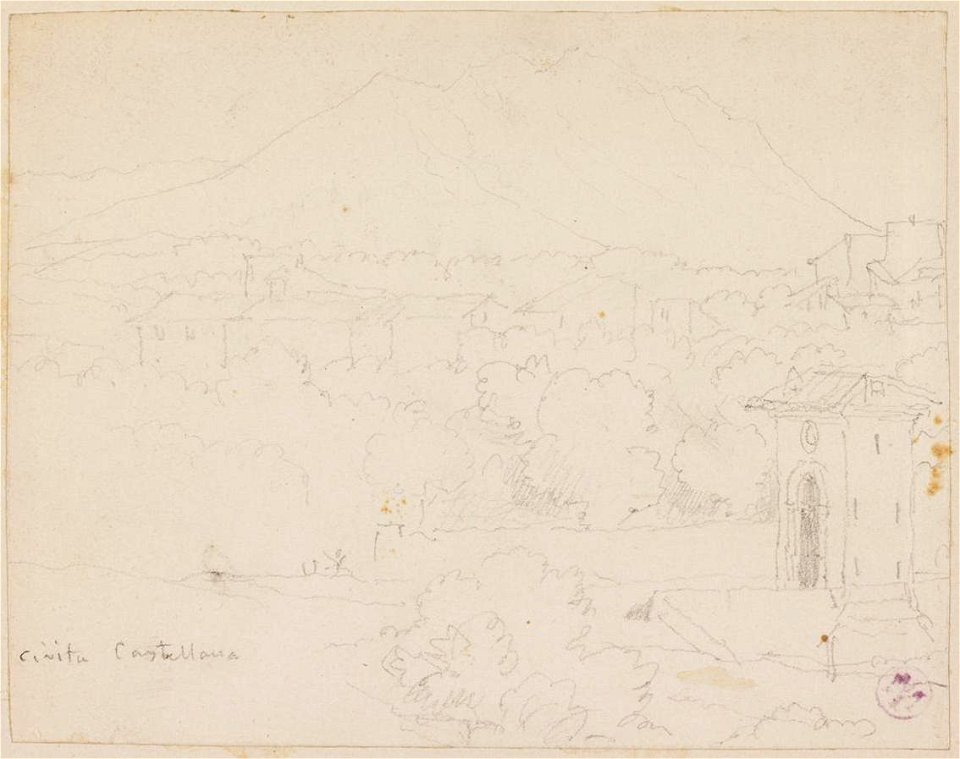 Ingres - MI.867.4274, Vue de Civita Castellana