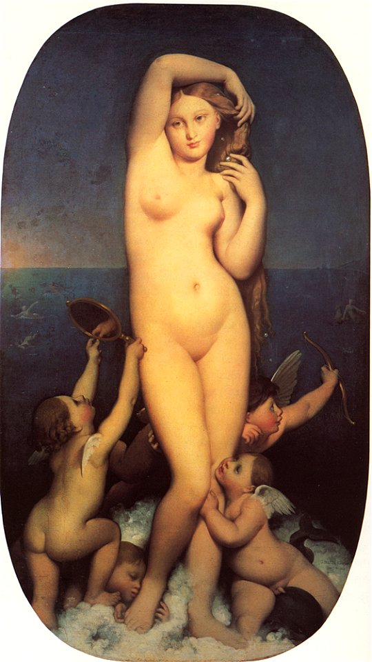 Ingres Venere Anadiomene