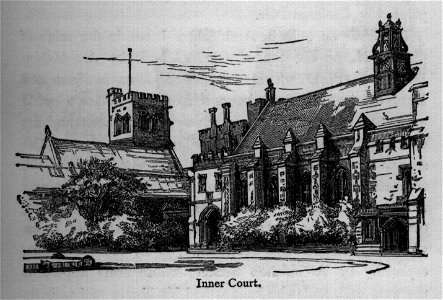 Inner Court - Walks in London, Augustus Hare, 1878
